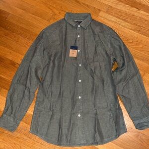 Charles Tyrwhitt Olive Casual Button-Down Shirt